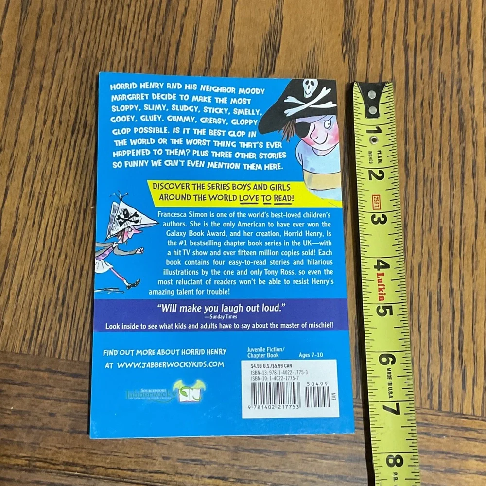 Young Children's Chapter Book Sets: 6 Horrid Henry and 2 Captain Underpants